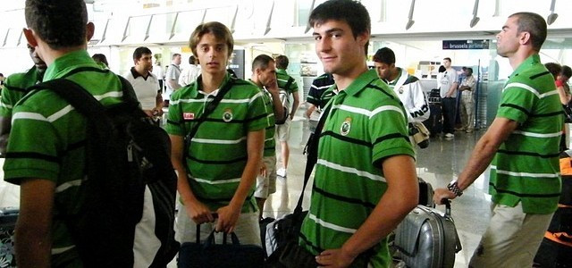 Dani sotres junto a Sergio Canales