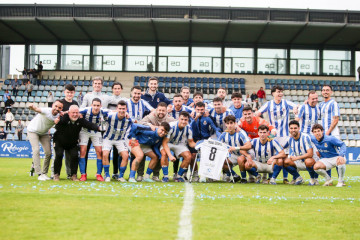 El equipo tras la gran victoria