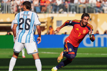 Ferrán Torres celebrando