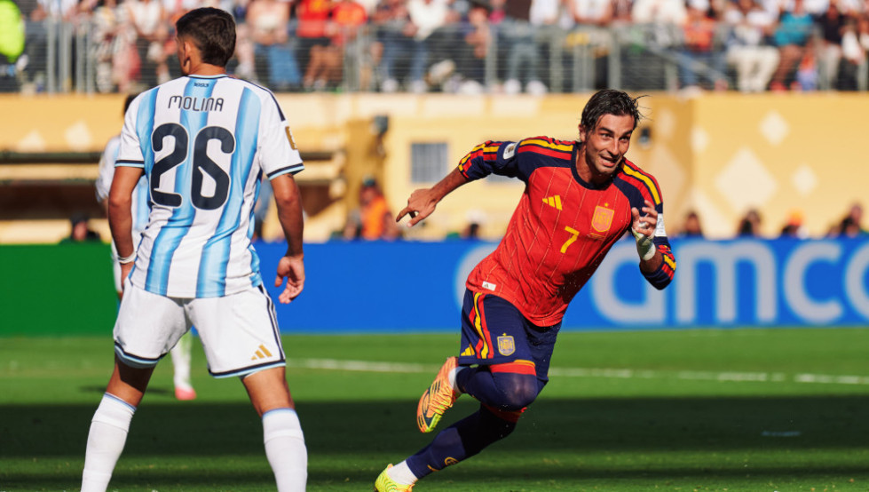 Ferrán Torres celebrando